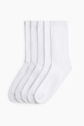 5-Pack Ribbed Socks