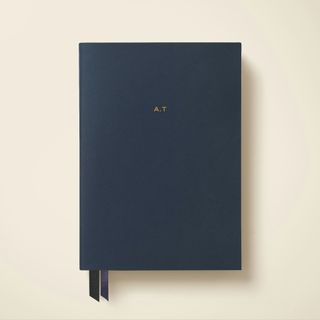 Papier, Monogram Leather Notebook