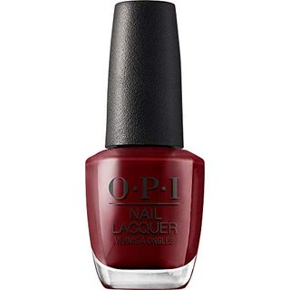 Opi Nail Lacquer Como Se Llama? | Opaque Dark Red Crème Chip Resistant Nail Polish | Peru Collection