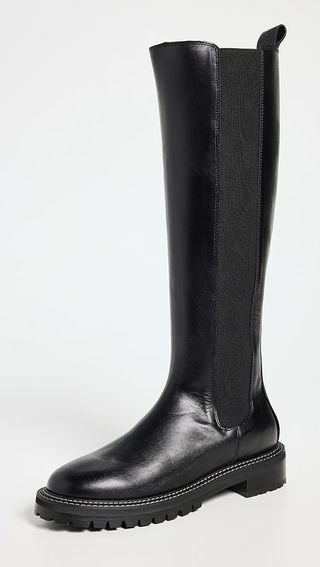 Staud Dutch Tall Riding Boots in Black