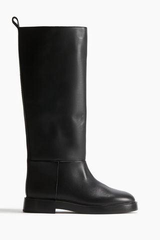 Knee-High Leather Boots