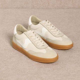 Mi.im Destiny Rubber Sole Lace-Up Og Sneakers(9, Ivory)