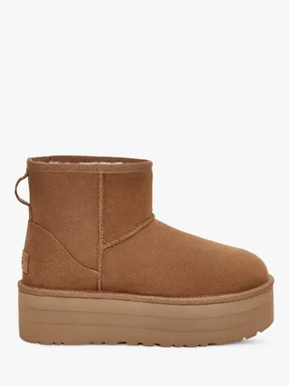 Ugg Class Mini Suede Flatform Ankle Boots