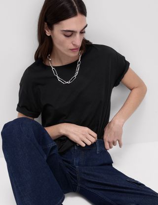 Cotton Modal Relaxed T-Shirt