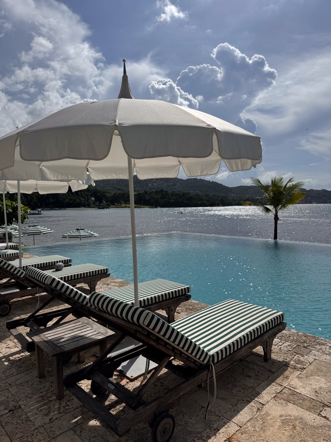 pool views Round Hill Hotel Jamaica