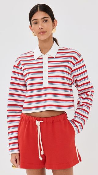 Reformation Anna Rugby Shirt