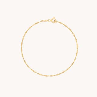 Astrid Chain Bracelet in Solid Gold