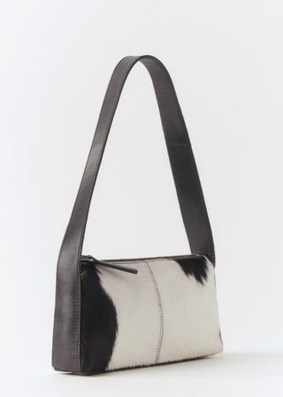 Cow Leather Shoulder Bag - Women | Mango United Kingdom