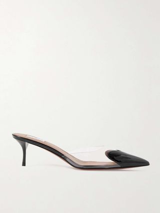 Coeur 55 Pvc and Patent-Leather Mules