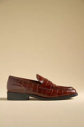 Maeve Square-Toe Loafers