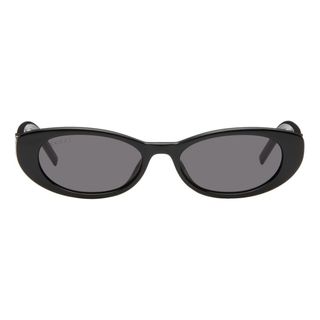 Gucci, Black G String Cat Eye Sunglasses