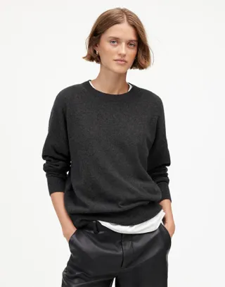 madewell, Cashmere Relaxed Crewneck Sweater