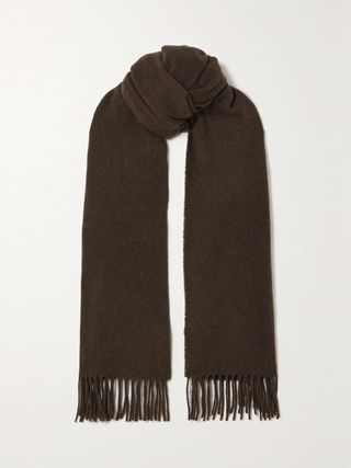 Fringed Wool Scarf