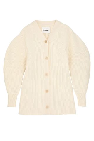 Ribbed Wool Cardigan