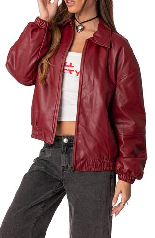 Halley Faux Leather Jacket