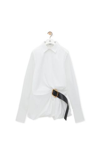 Belted Shirt in Cotton