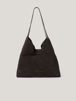 Heckfield Suede Tote | Chocolate