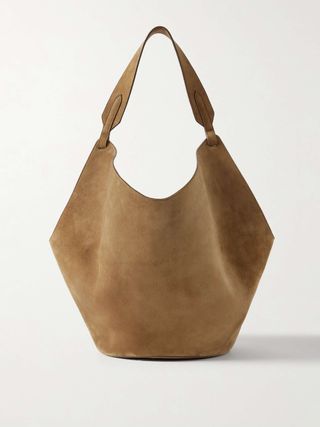 Lotus Medium Suede Tote