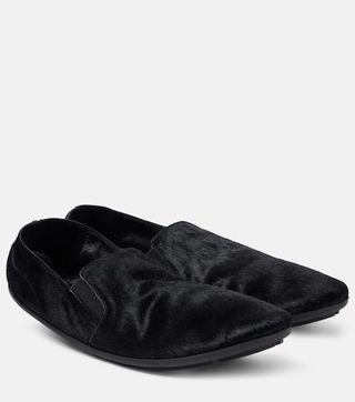 Vincit Pony Hair Slip-On Shoes