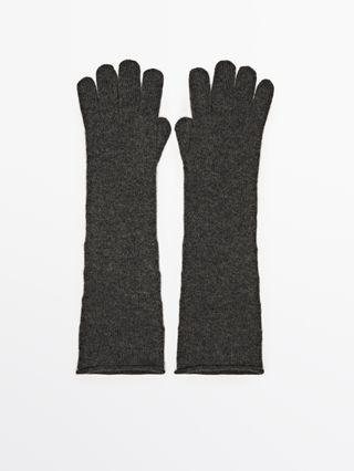 Massimo Dutti, Long Cashmere Gloves