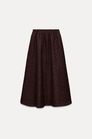 Jacquard Midi Skirt