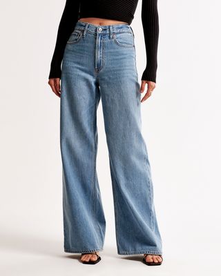 High Rise Wide Leg Jean