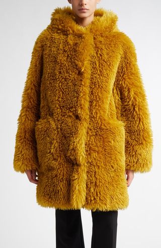 Elisa Faux Fur Hooded Coat