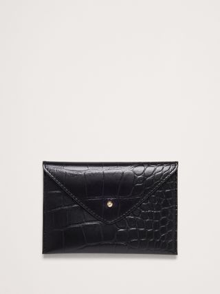 Leather Mini Envelope Pouch