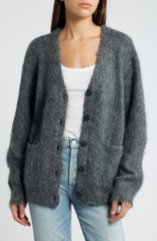 Fuzzy Oversize Cardigan