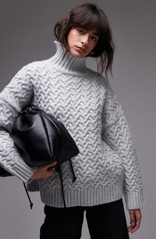 Oversize Turtleneck Sweater