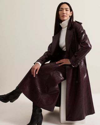 Phase Eight, Carla Croc Trench Coat