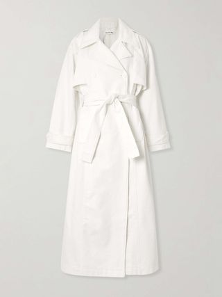 Nikola Double-Breasted Denim Trench Coat