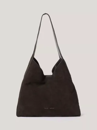 Jigsaw Heckfield Suede Tote Bag, Brown