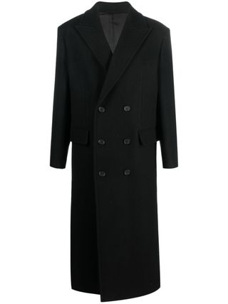 Double-Breasted Long Coat