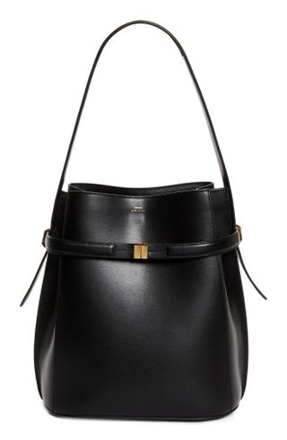 TOTEME, Belted Leather Bucket Bag