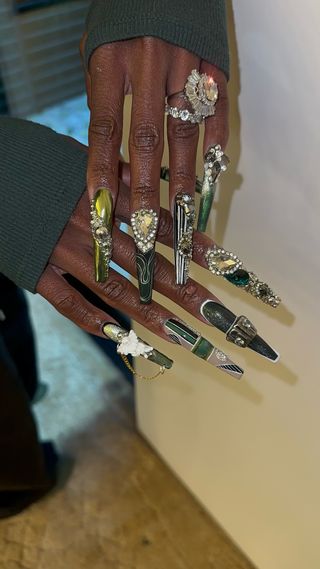 Cynthia Erivo Nails for Wicked LA Premiere