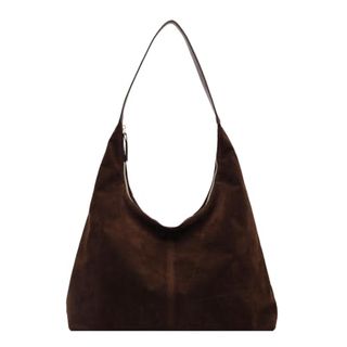 Leather Hobo Bags for Women Brown Purses Suede Purse Slouchy Tote Bag Suede Tote Bag Fall Purses Handbag (stylea-Coffee)