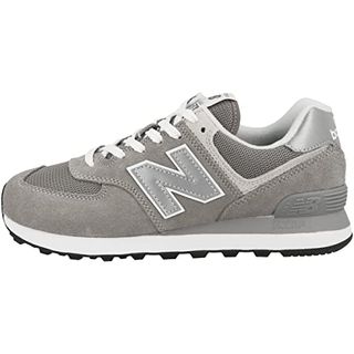 New Balance Women's 574 Core Sneaker, White, 8