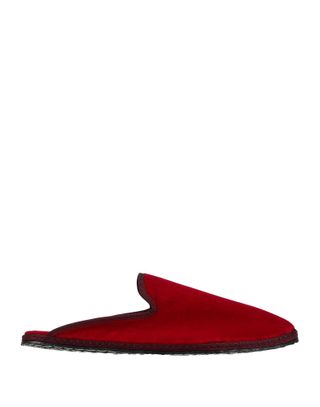 ViBi Venezia red velvet slippers