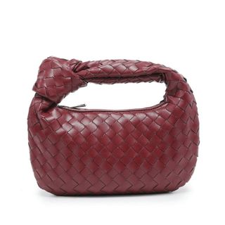 Gomayee, Gomayee Knoted Woven Handbag for Women Fashion Designer Ladies Hobo Bag Bucket Purse Faux Leather.red