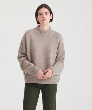 Naadam, Super Luxe Cashmere Mockneck Sweater