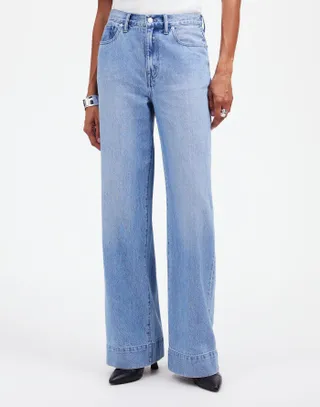 MW, Superwide-Leg Jeans in Lintz Wash