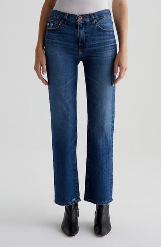 Brinley Mid Rise Straight Leg Jeans