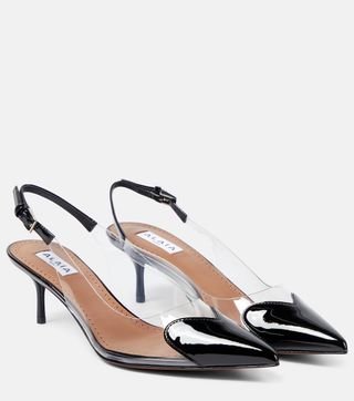 Cœur Leather-Trimmed Pvc Pumps