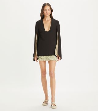 tory burch, Ruched Jersey Skirt