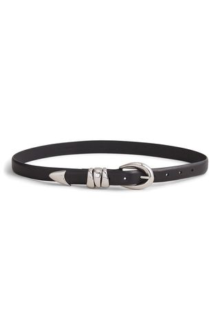 Madewell Chunky Metal Leather Belt