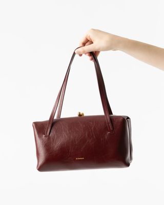 Jil Sander Bag Goji Pillow, Burgundy