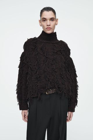 Fringed Wool Sweater