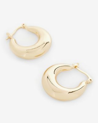 Small Dome Hoop Earrings