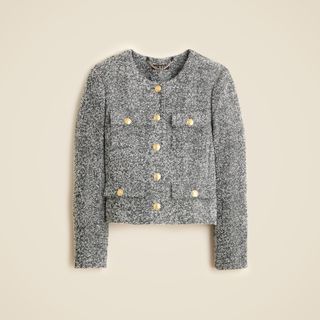 Isabelle Lady Jacket in Italian Flecked Herringbone